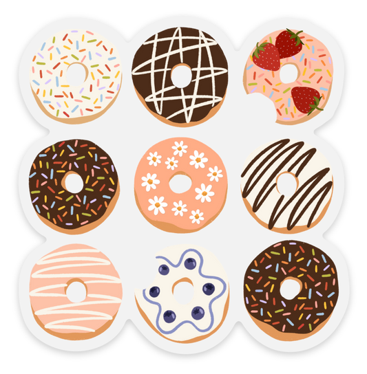 Clear Donuts Sticker