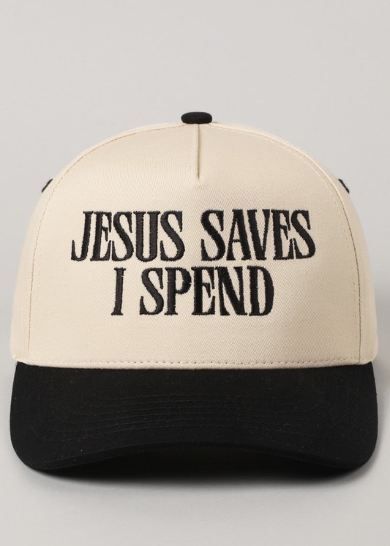 Jesus Saves Embroidered Trucker Hat